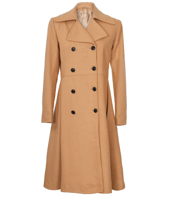 Beige wool overcoat sales