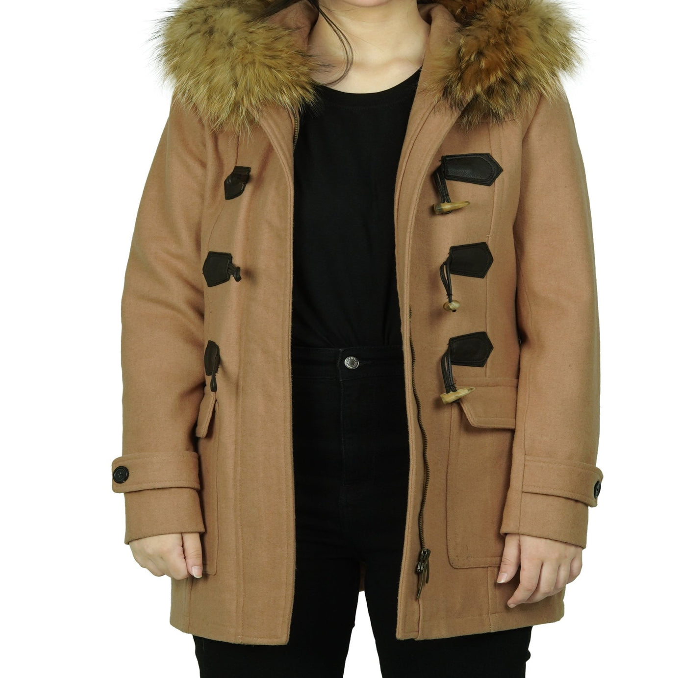 The Chelsea Duffle Coat Women - Camel