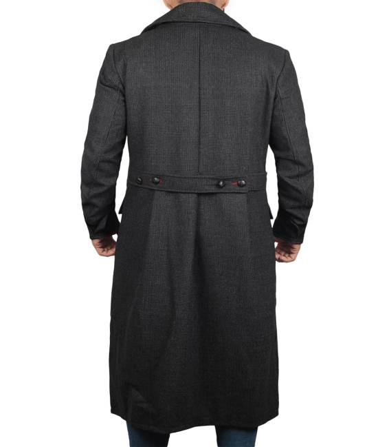 Detective Grey Long Wool Trench Coat Men The Wool Maker