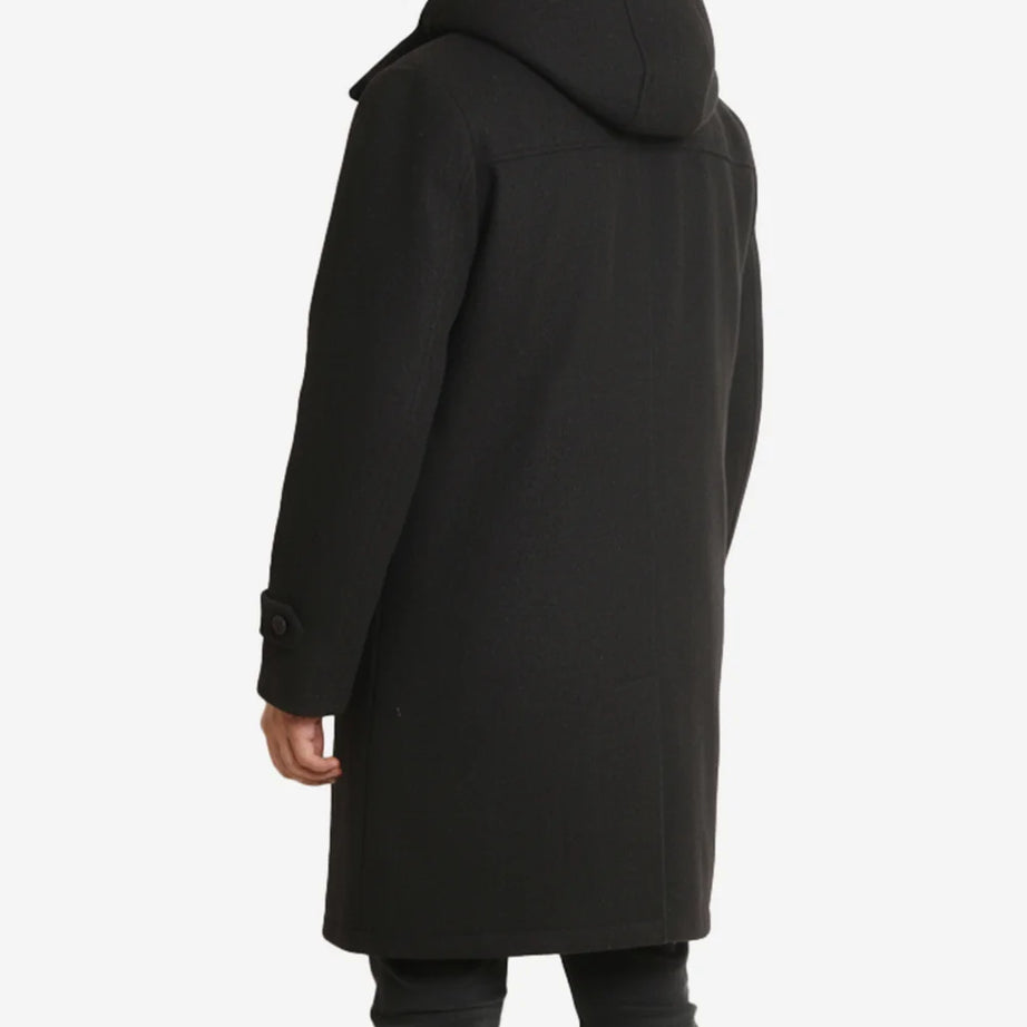 Black Duffle Coat Men