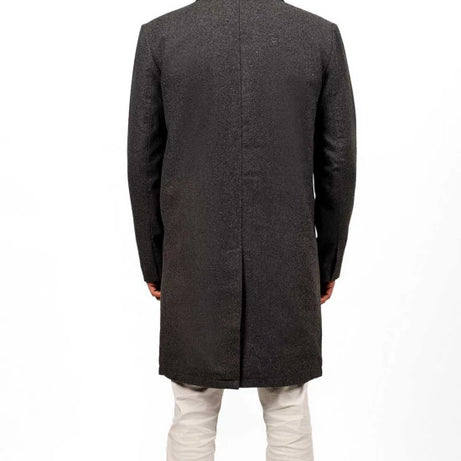 Gary Grey Wool Coat Men