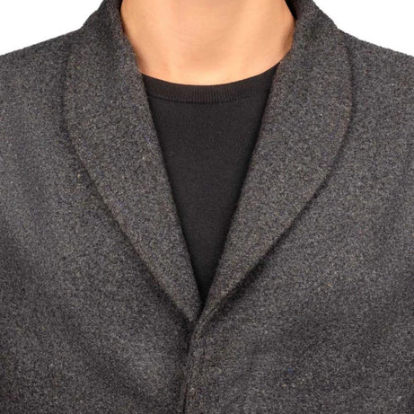 Gary Grey Wool Coat Men